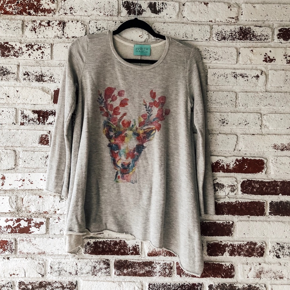 Judith March - Rainbow Deer Sweater